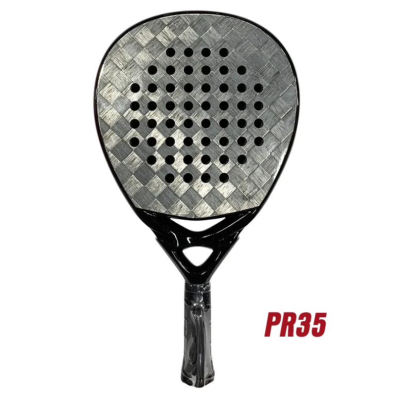 Aluminised Carbon Fibrics 18k Padel Rackets