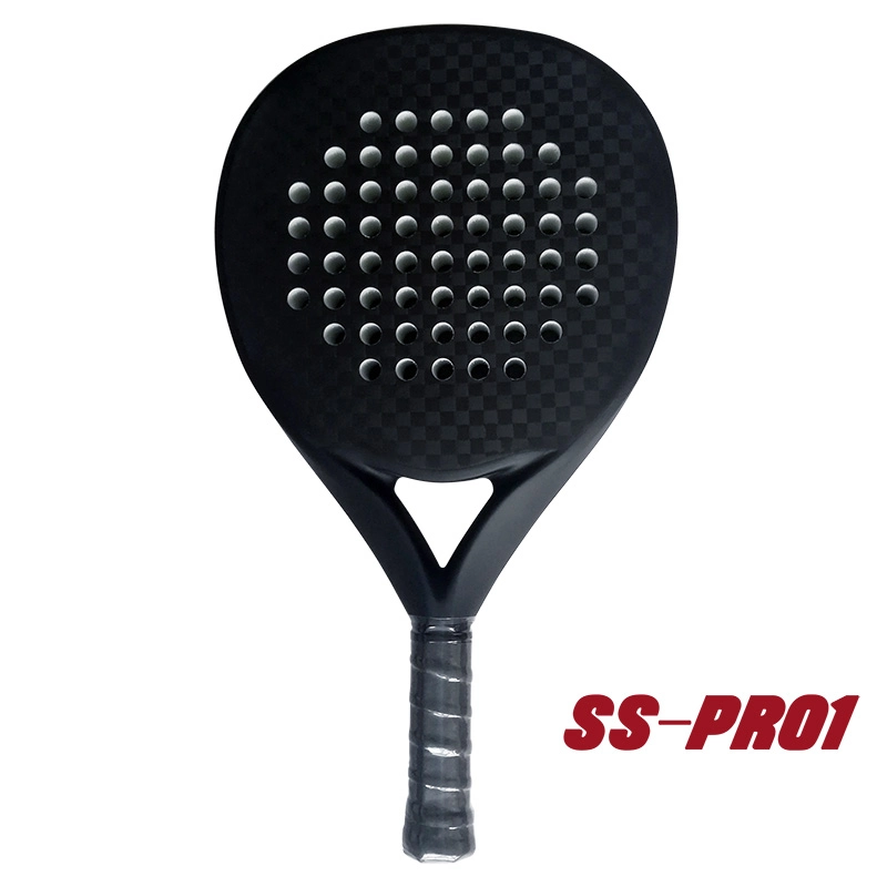 အဝိုင်းပုံသဏ္ဍာန် 12K ကာဗွန်ဖိုက်ဘာ Padel Racket